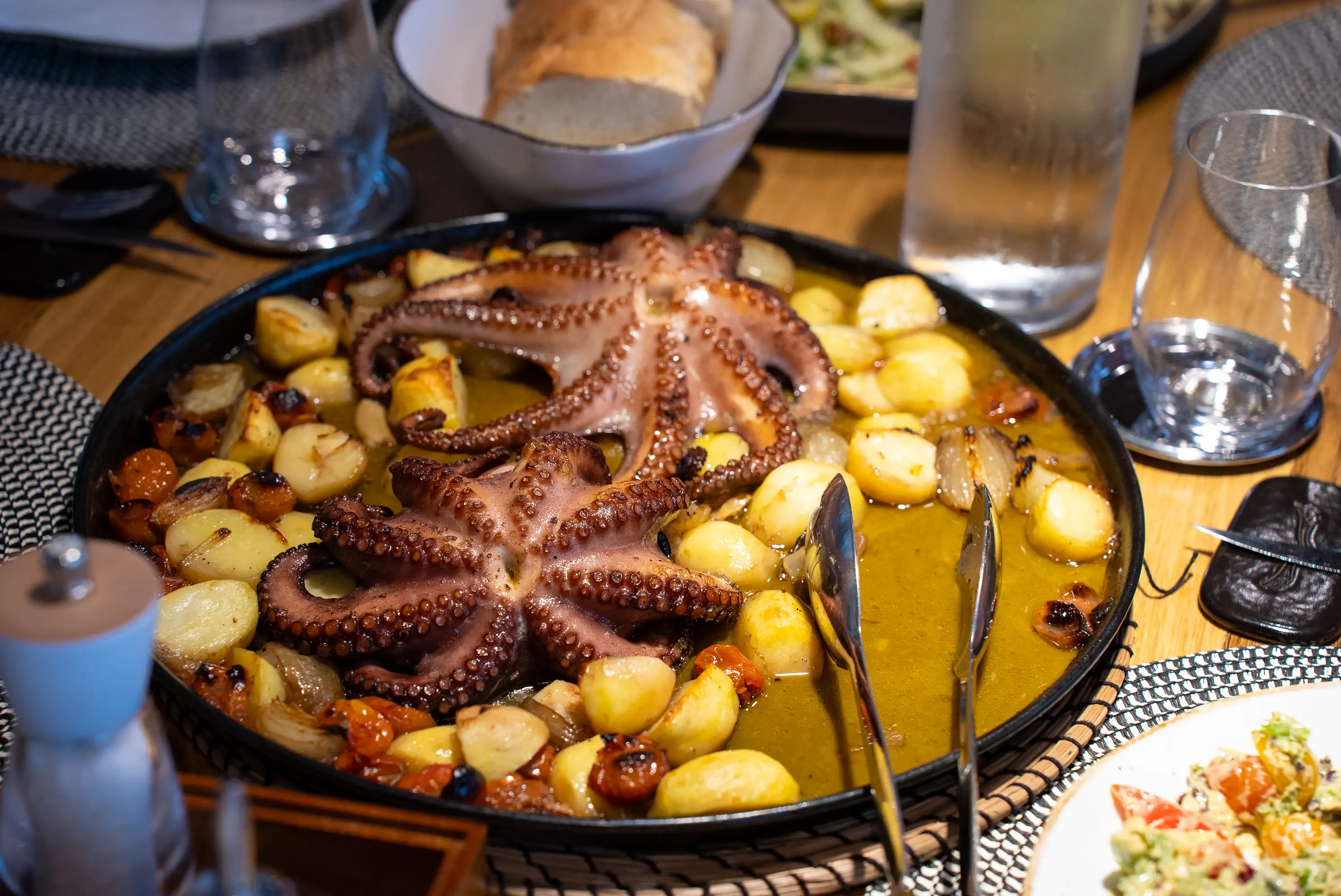 Traditional Croatian octopus peka dish