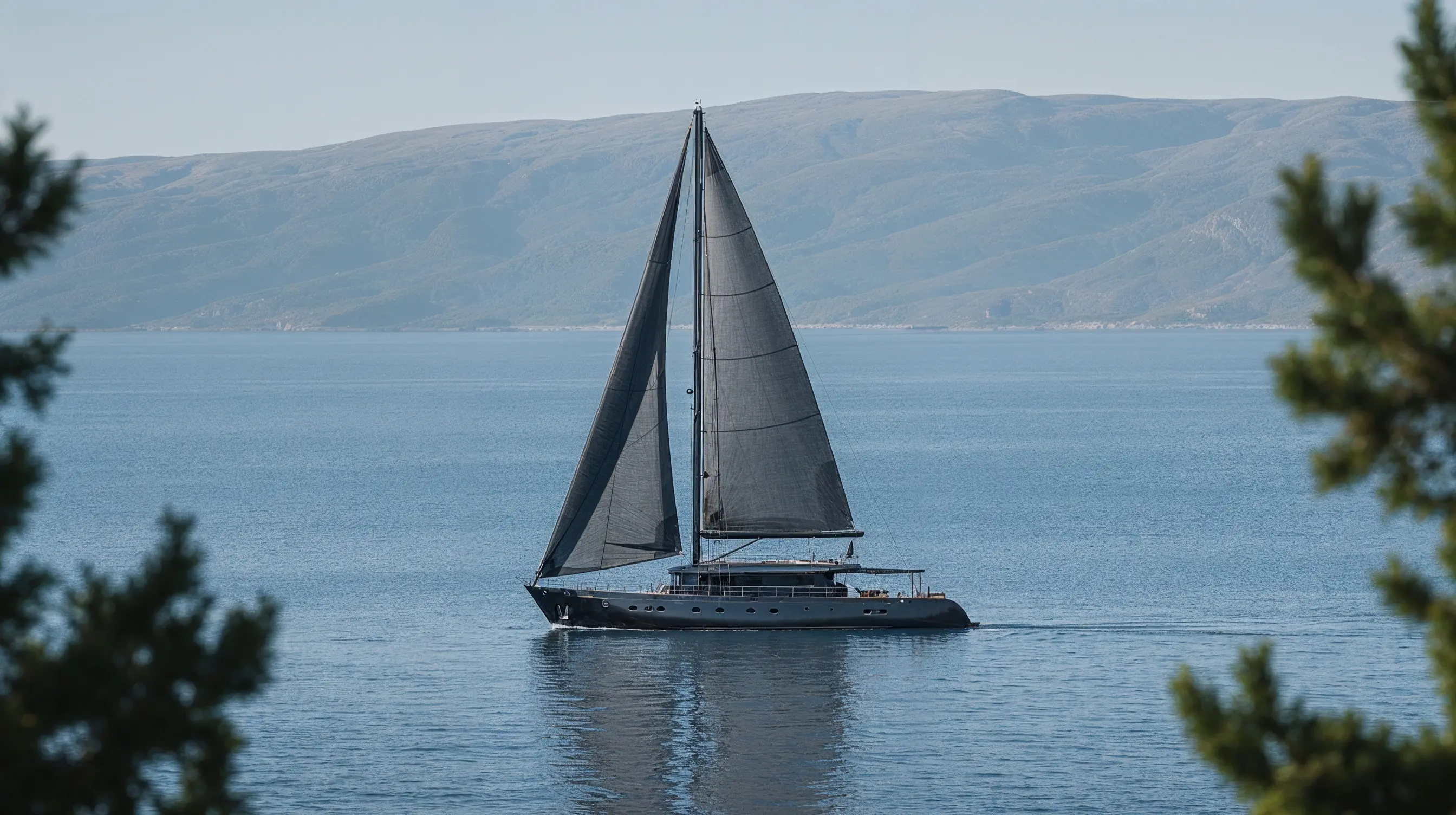 Under sail along the Dalmatian coast